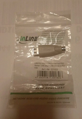 Line usb adapter - in, ps/2