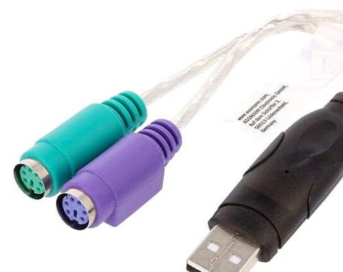 Adapter usb ps2 - adapter, ps/2