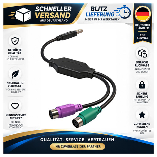 Ps2 auf usb adapter - adapter, y-kabel